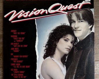 Vision Quest Original Soundtrack w/ Madonna. Vintage 1985 Vinyl LP. FREE SHIPPING