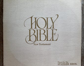 The Statler Brothers / The Holy Bible - New Testament. Vintage 1975 Vinyl LP. FREE SHIPPING.