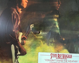 Stevie Ray Vaughan and Double Trouble / Couldn’t Stand The Weather. RARE 1984 Picture Disc Vinyl LP. Free Shipping!