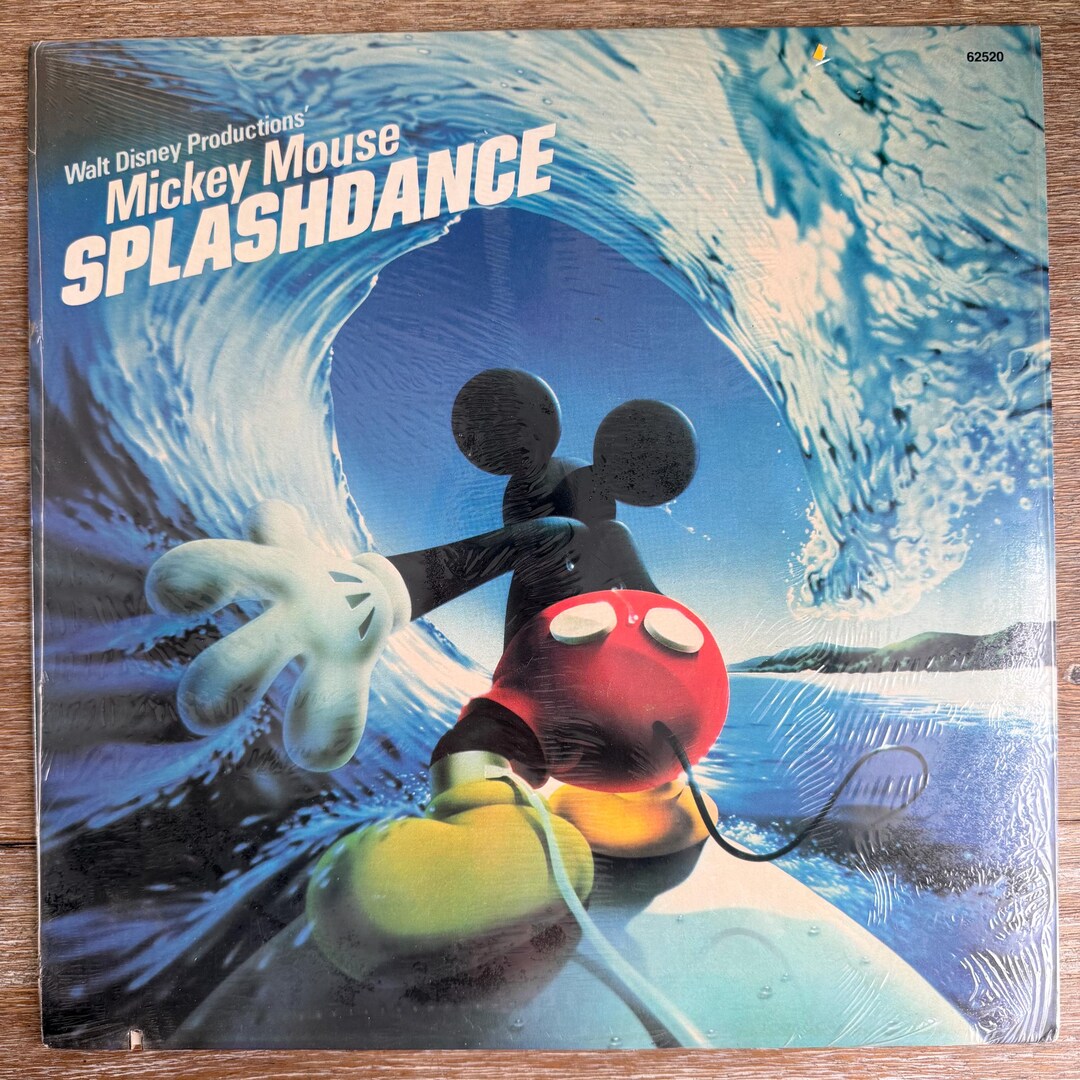 Splashdance Mickey Mouse Splashdance. Vintage Vinyl LP. FREE SHIPPING! - Etsy