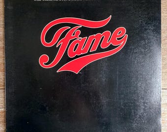 Fame Original Motion Picture Soundtrack Vinyl LP. FREE SHIPPING.