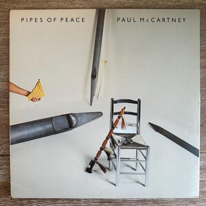 Paul McCartney / Pipes of Peace. Vintage 1983 Vinyl LP w/ “Say Say Say”. FREE SHIPPING.
