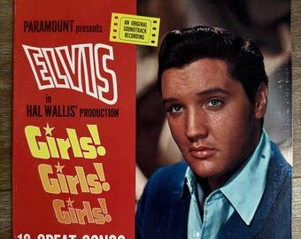Elvis Presley / Girls! Girls! Girls!. Vintage Vinyl LP. FREE SHIPPING.