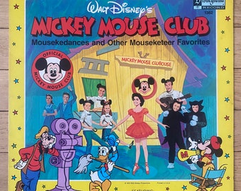 希少USオリジ Walt Disney's Mickey Mouse Club Walt Disney's Mickey Mouse Club - Golden Shape Book - 1979