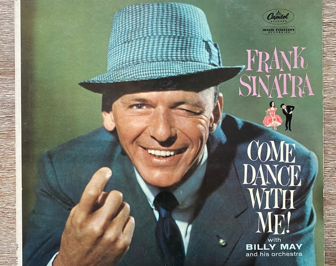 Vintage Frank Sinatra Come Dance With Me LP Album Record 1959 1950s