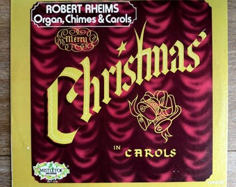 Merry Christmas in Carols / Robert Rheims. Vintage Christmas Vinyl LP. FREE SHIPPING.