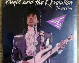 Prince and the Revolution / Purple Rain. Sealed 1984 Limited Edition Purple Vinyl 12”. FREE SHIPPING.