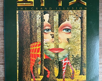 Styx - the Grand Illusion LP Vinyl Record Album With Poster, A&M
