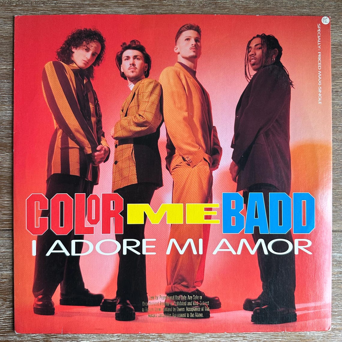 Color Me Badd / I Adore Mi Amor. Rare 1991 Promo Vinyl 12”. FREE ...