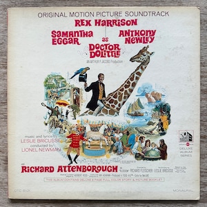 Dr Dolittle Original Motion Picture Soundtrack. FREE SHIPPING!