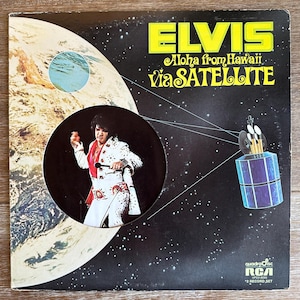 Elvis Presley Aloha From Hawaii via Satellite. CLASSIC 70’s Vinyl Album. FREE SHIPPING!