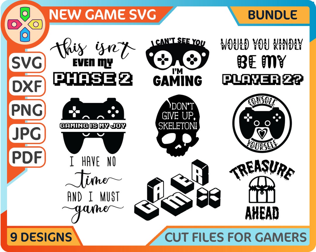 Gaming Sprüche SVG Bundle 9 lustige Gamer Spruch Etsy Schweiz