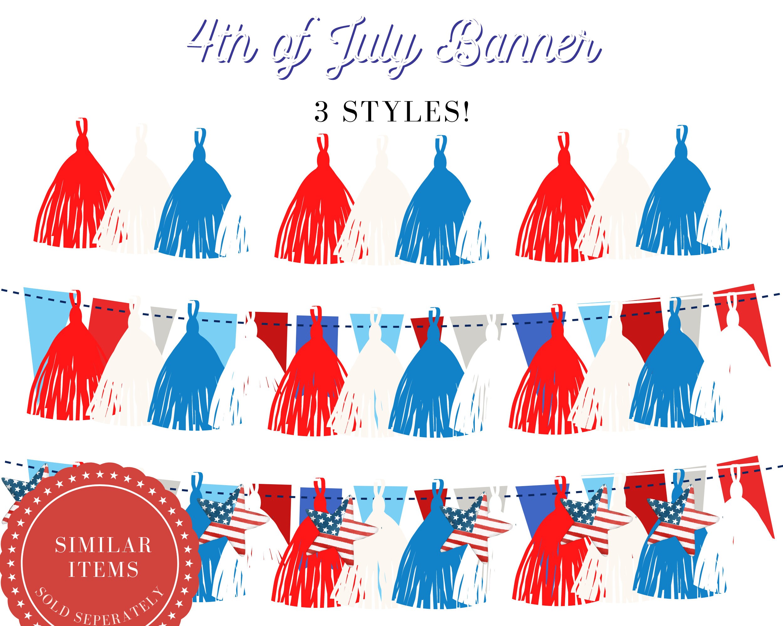fourth of july nipple tassels