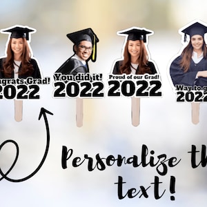 Graduation Fan , Graduation Centerpiece, DIY Graduation Photo Centerpiece, 2022, You Did It Graduation, Graduation Decor, Photo Personalized