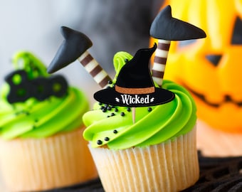 Wicked Cupcake Toppers - Etsy