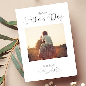 Cartão com foto personalizado do dia dos pais, cartão com fotos do dia dos pais, cartão com fotos feliz do dia dos pais, cartão personalizado para o pai, legenda da foto, legenda isto