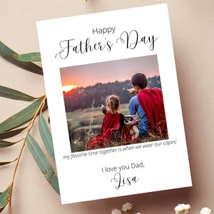 Cartão com foto personalizado do dia dos pais, cartão com fotos do dia dos pais, cartão com fotos feliz do dia dos pais, cartão personalizado para o pai, legenda da foto, legenda isto