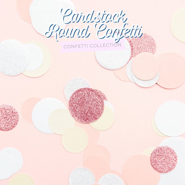 Round Circle Confetti, custom confetti, colorful confetti, pastel confetti, rainbow confetti, gender reveal, pinata confetti, table confetti