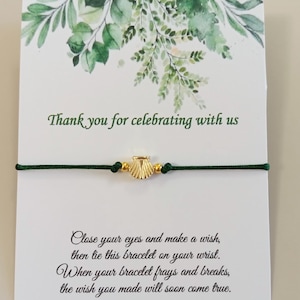 Wensarmband feestartikelen, Make a Wish-armband Uniek cadeau-idee voor gasten, Sweet 16 16, gepersonaliseerd cadeau, vriendschapskoordarmband