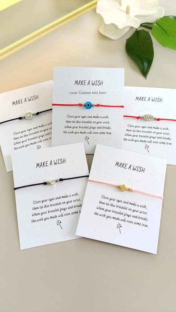 Wish String Bracelets – Bulk Party Favors, Friendship, Evil Eye
