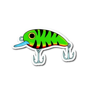 Adhesivo de vinilo para señuelo de lubina / Adhesivo para pesca de lubina / Adhesivo de vinilo para señuelo de pesca / Adhesivo para Hydroflask / Adhesivo de vinilo para computadora portátil