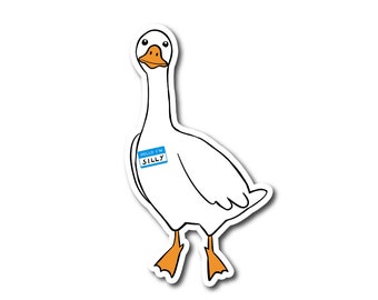 Silly Goose Sticker | Canadian Goose Sticker
