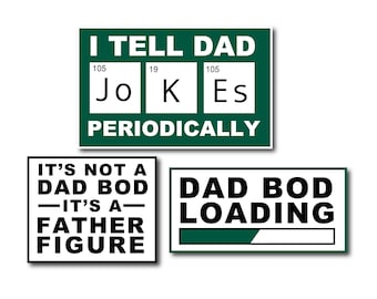 Dad Sticker Pack | Dad Bod Sticker Pack | Dad Jokes Stickers