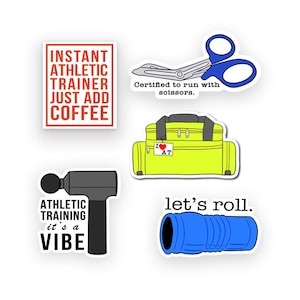 Athletic Training Sticker Pack (II) | Sports Medicine Stickers | Athletic Trainer Stickers