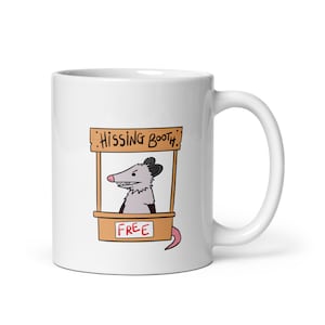 Hissing Booth Kaffeetasse | Valentinstag Tasse | Possum Kaffeetasse | Lustige Possum Tasse