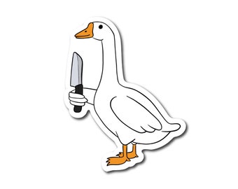 Danger Goose Sticker | Goose Sticker | Funny Sticker