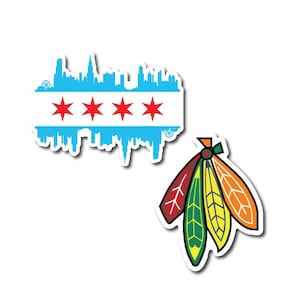 Pacchetto Chicago Pride / Adesivi Chicago / Adesivi Chitown