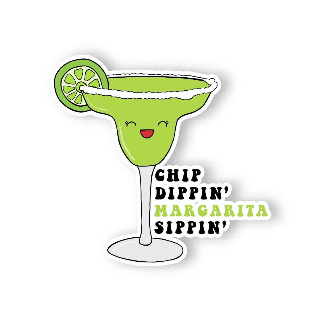 Chippin' Dippin' Margarita Sippin' – Engraved Stainless Steel Tumbler,  Margarita Cup, Vacation Tumbler – 3C Etching LTD