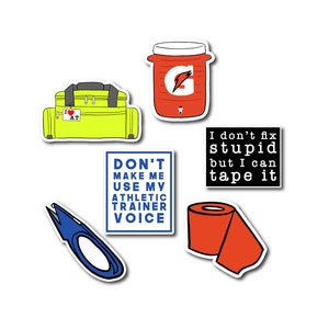 Athletic Training Sticker Pack | Sports Medicine Stickers | Athletic Trainer Stickers