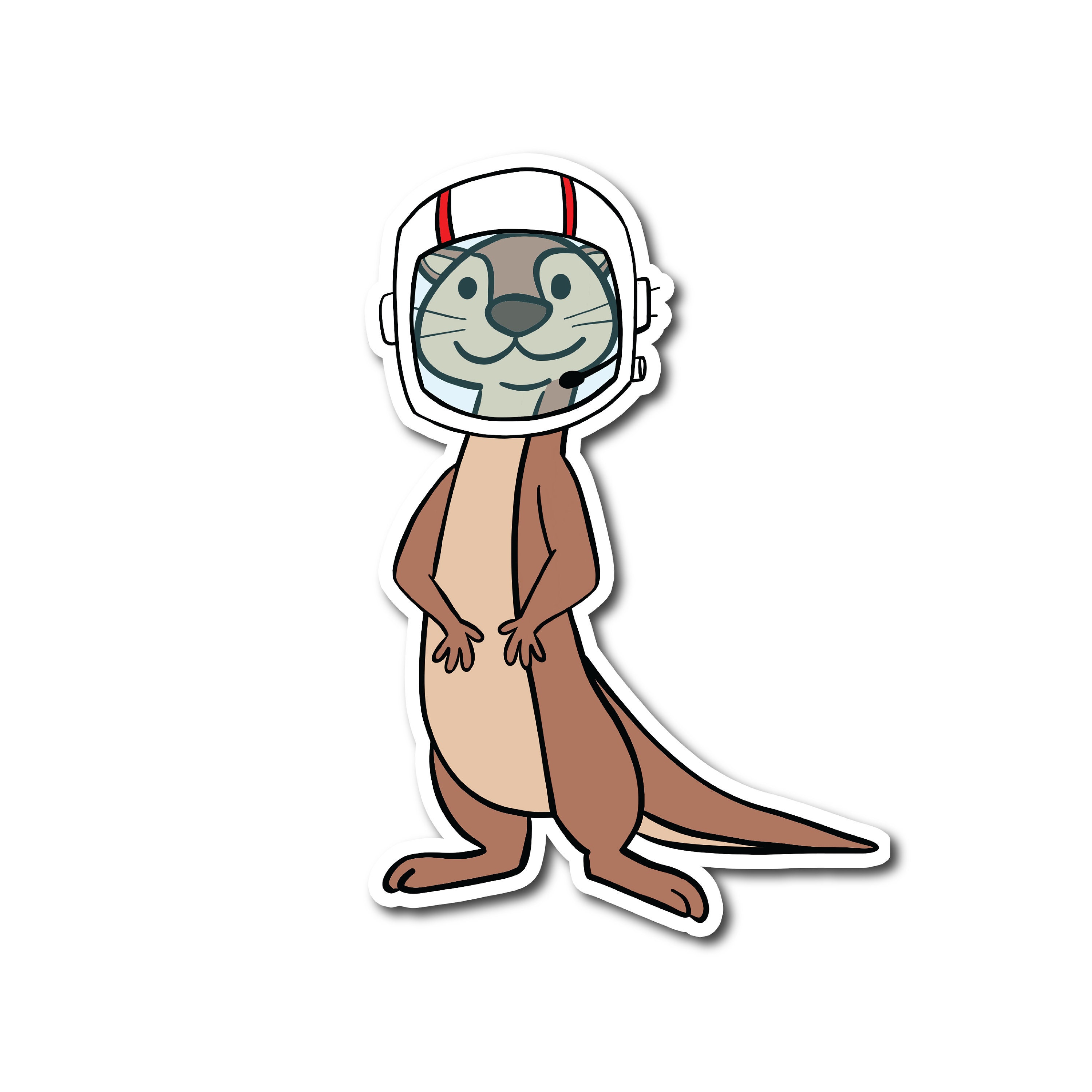 Otternaut Sticker | Otter Sticker | Hydroflask Sticker