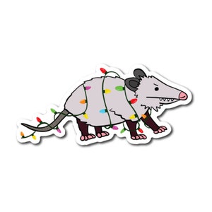 Adesivo Feral para o Natal | Adesivo de Natal | Adesivo de Possum | Adesivo de Natal