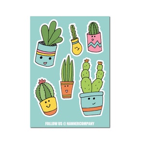 Little Pricks Sticker Bogen | Kaktus Aufkleber | Hydroflask Aufkleber | Laptop Aufkleber | Witzige Sticker