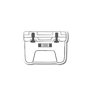 Sticker bierkoeler | Kleine koelere sticker | Biersticker