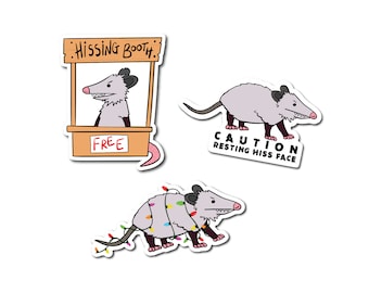 Pakiet Hiss | Pakiet naklejek Possum | Naklejki Possum