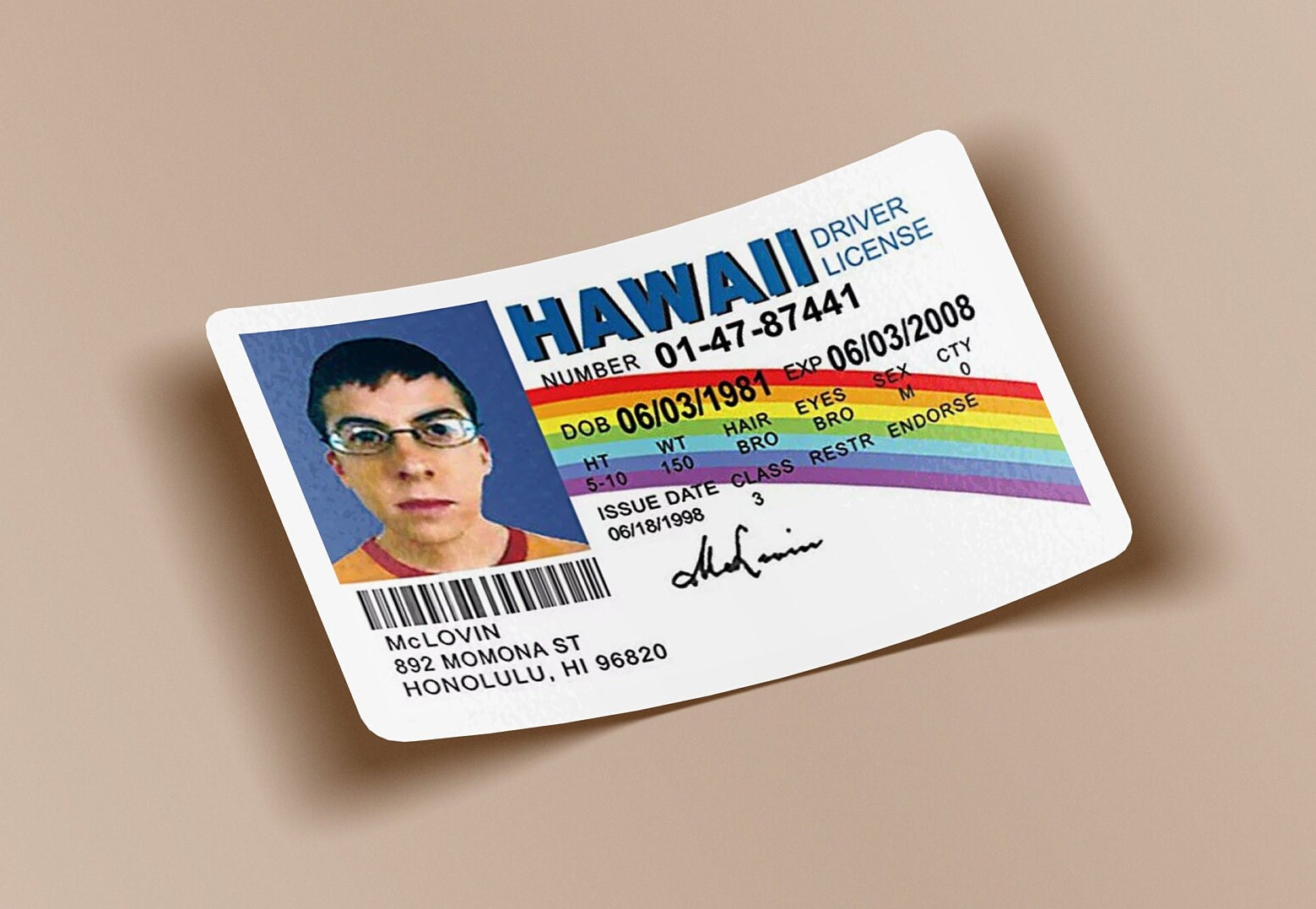 Mclovin Id Card Generator