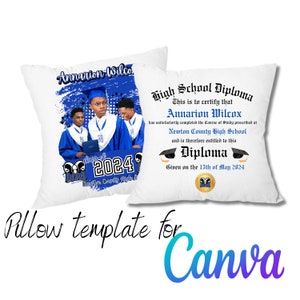 pillow template for canva