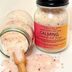 Aromatherapy Calming Chamomile and Rose Foot Soak