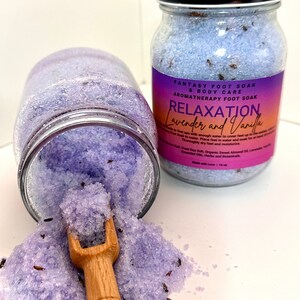 Aromatherapy Foot Soak                  Relaxation blend: Lavender and Vanilla