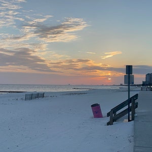 Biloxi beach sunset image 5