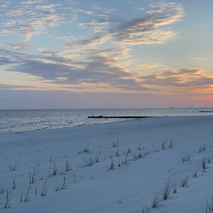 Biloxi beach sunset image 3