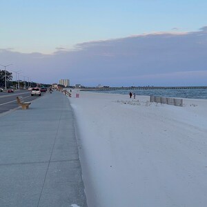 Biloxi beach sunset image 4