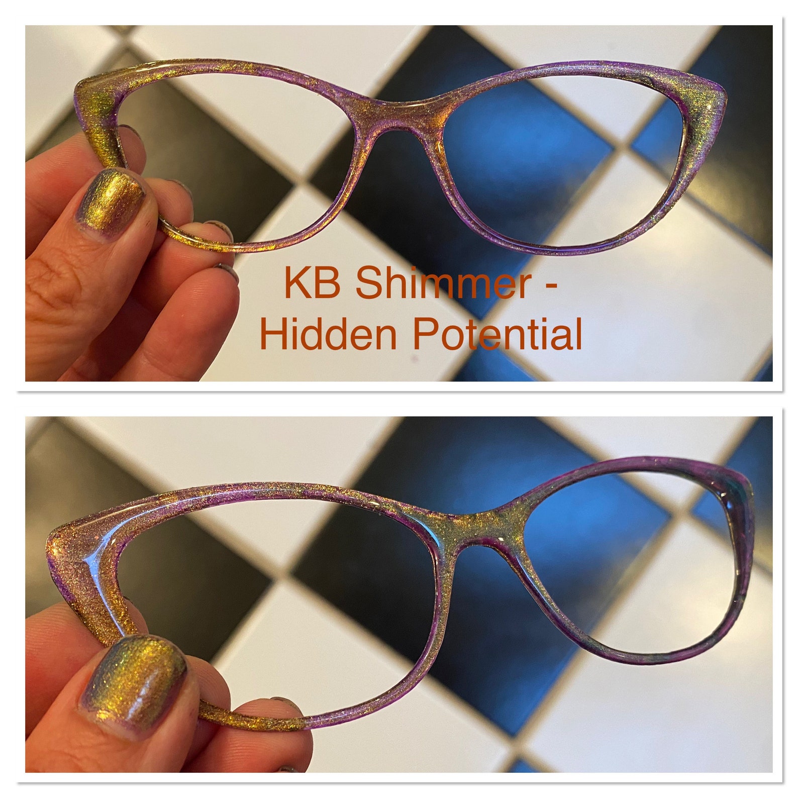 CUSTOM Nail Polish Toppers on Plastic Base - Etsy