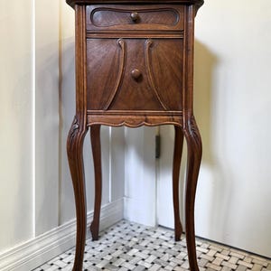 Late 19th century antique Louis XV style bedside table