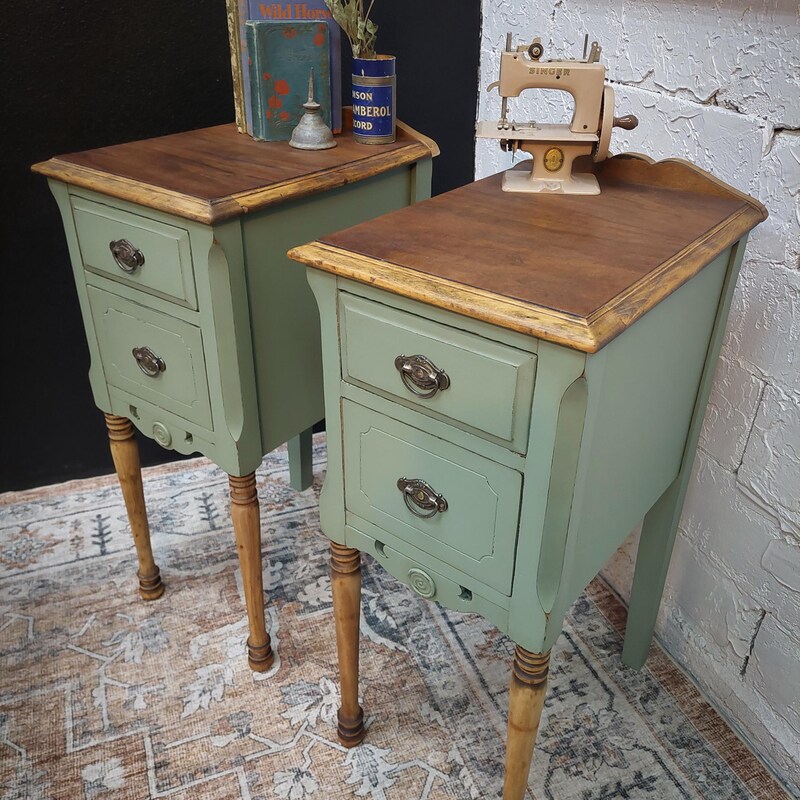 Distressed Nightstand - Etsy