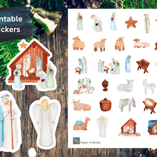 Nativity Printable - Etsy