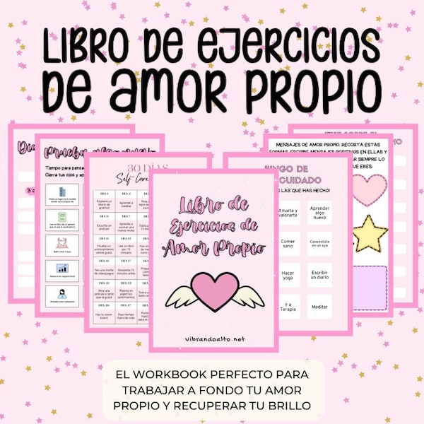 Libreta de Ejercicios de Amor Propio | Journal de Amor propio | Workbook